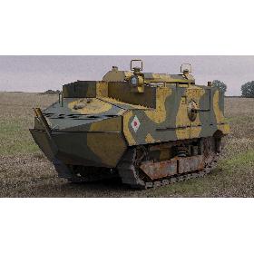 3D model Schneider CA1 Tank